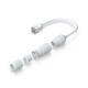 Cablu prelungitor Ethernet Cat6A ultra-subțire ecranat UniFi Ubiquiti, Pachet 2 buc., UACC-Cable-Extender-C6A